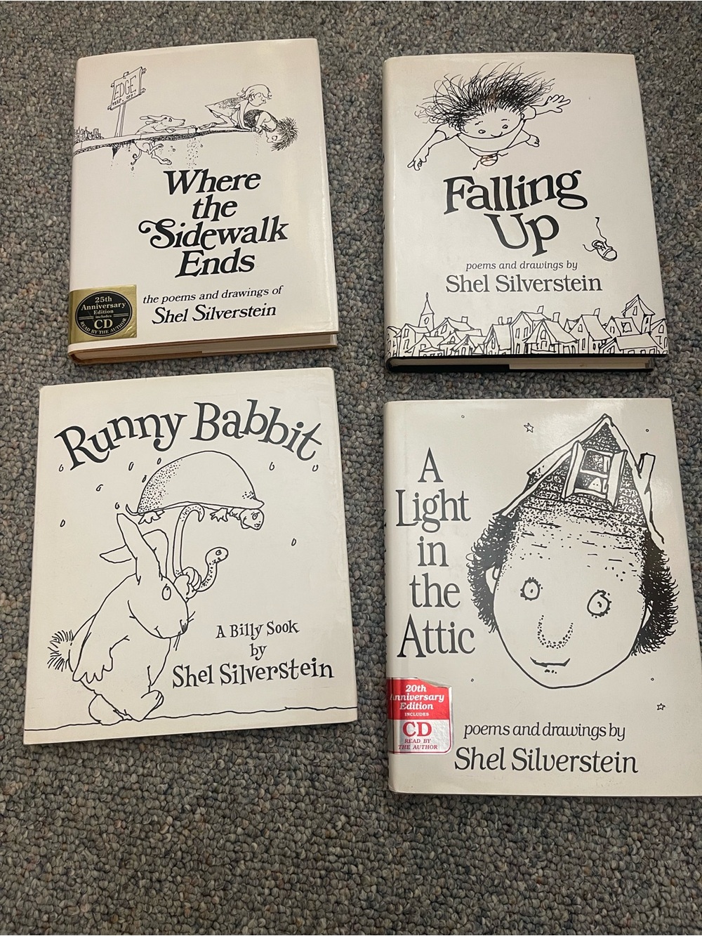 Shel Silverstein Hardcover Collection with Original CDs
